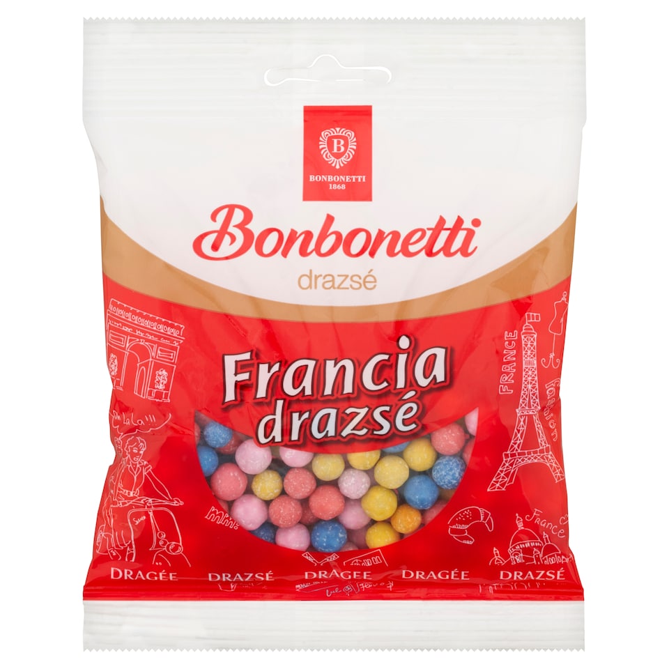 Bonbonetti Franciadrazsé kakaós cukordrazsé 70 g  1. kép