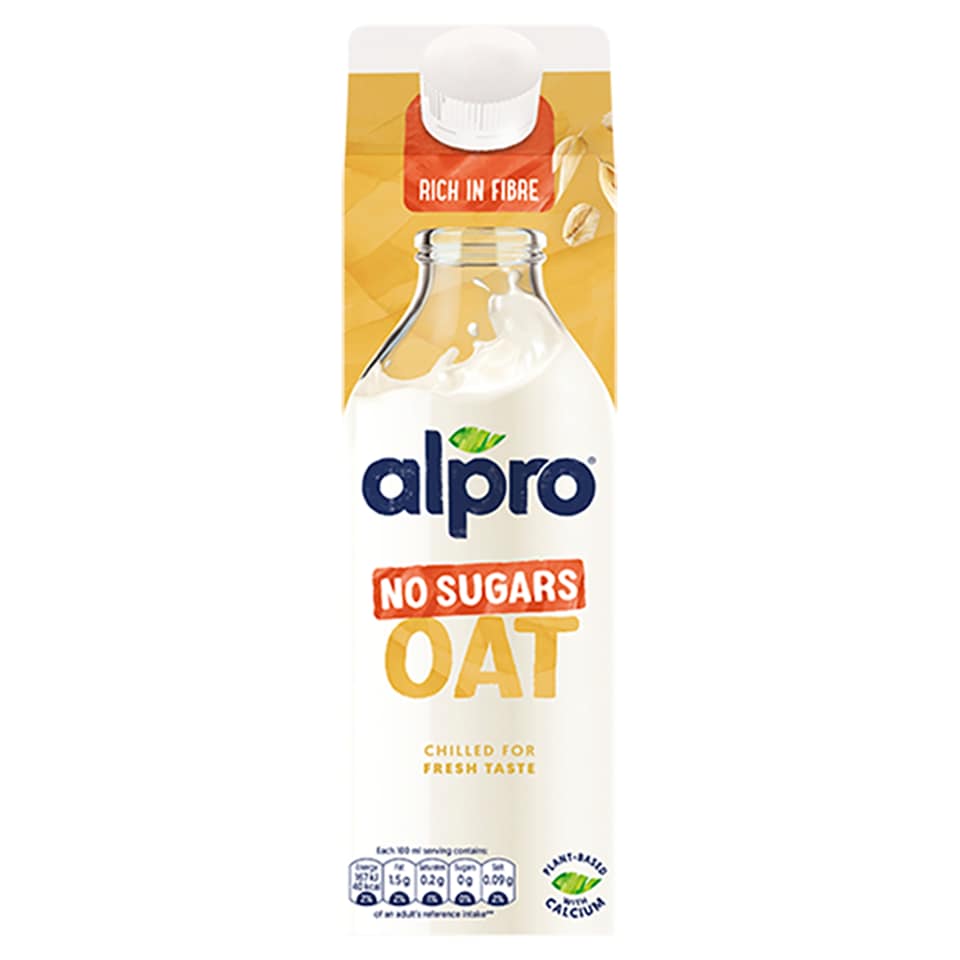 image 1 of Alpro Oat No Sugar Chilled Dairy Free Drink 1 Litre