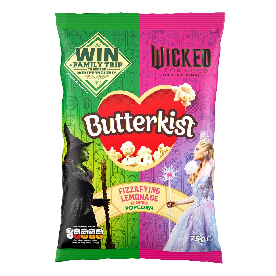 image 1 of Butterkist Fizzafying Lemonade Popcorn 75g