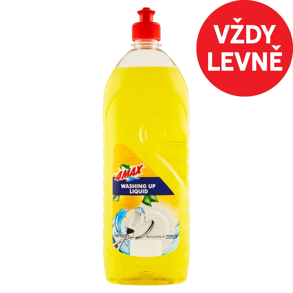 4MAX Lemon Washing Up Liquid 1L