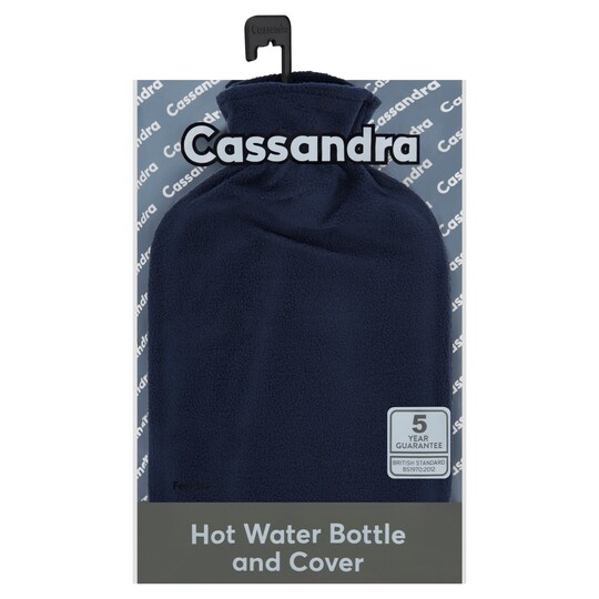 Cassandra Plain Fleece Hot Water Bottle Cover Set Tesco Groceries