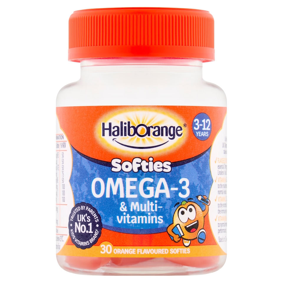 image 1 of Haliborange Omega 3 & Multivitamins Softies 30s