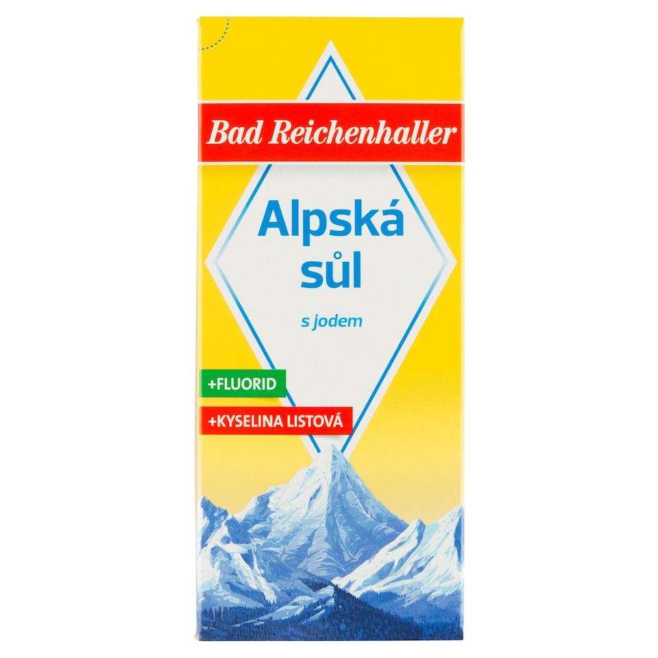 image 1 of Bad Reichenhaller Alpine Salt with Iodine + Fluoride + Folic Acid 500g
