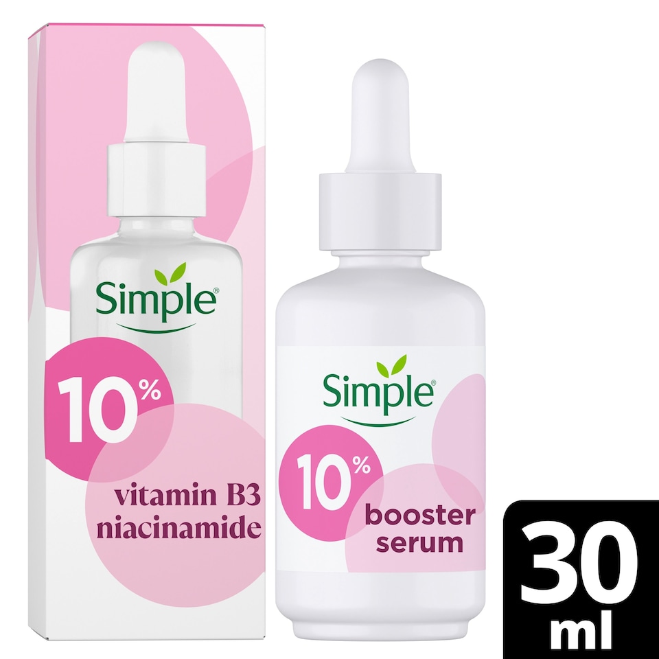 image 1 of Simple 10% Vitamin B3 Booster Face Serum 30Ml