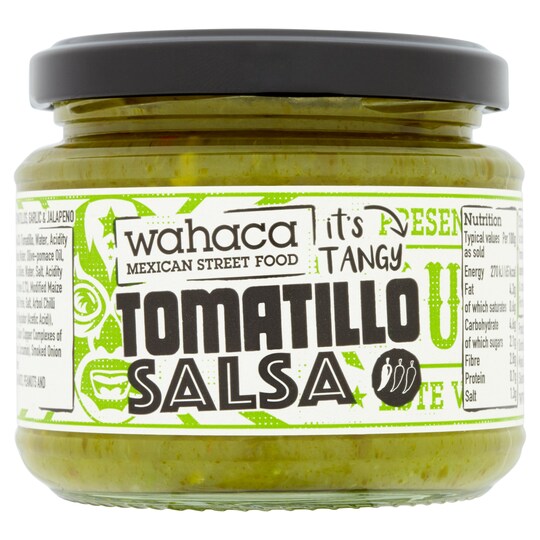 WAHACA TOMATILLO SALSA 225G Tesco Groceries