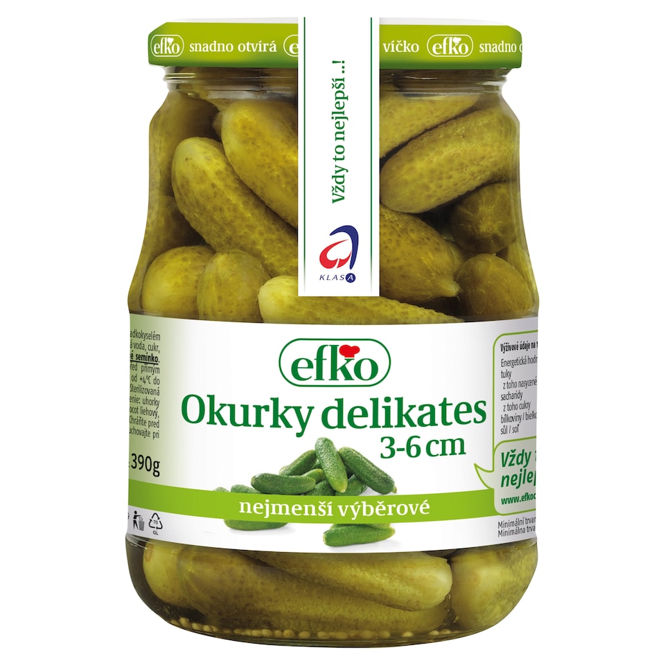 efko Uhorky delikates 3-6 cm 670 g