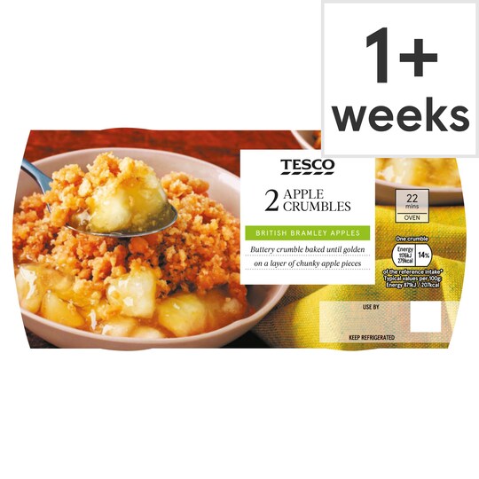 Tesco 2 Apple Crumble 270G Tesco Groceries