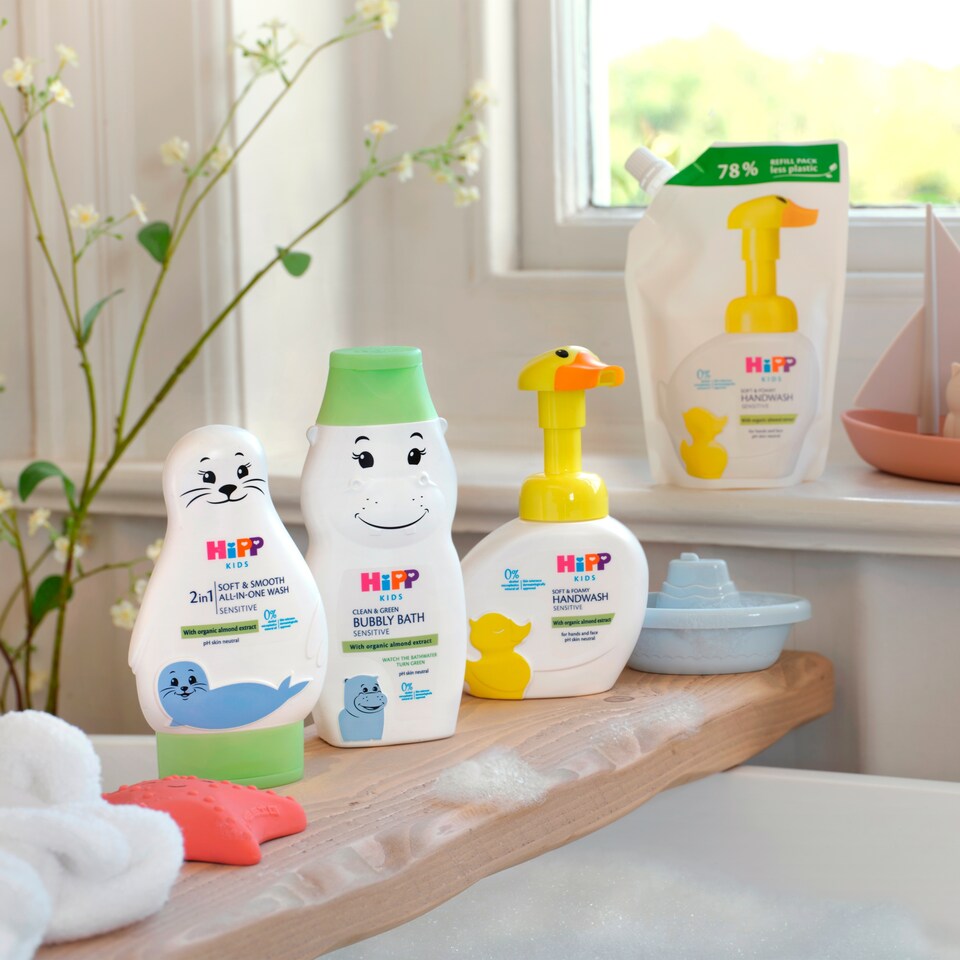 image 1 of Hipp Kids Soft & Smooth All In One Wash 200Ml