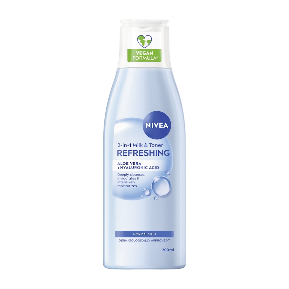 Nivea 2 In 1 Cleanser & Toner 200Ml