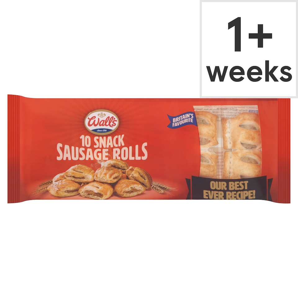 Wall's Snack Sausage Rolls 10 Pack 270g