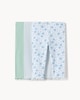 image 1 of F&F Baby 3-Pack Cotton Rich Ribbed Leggings in Blue