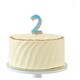 image 2 of Ginger Ray Rainbow Number 2 Candle