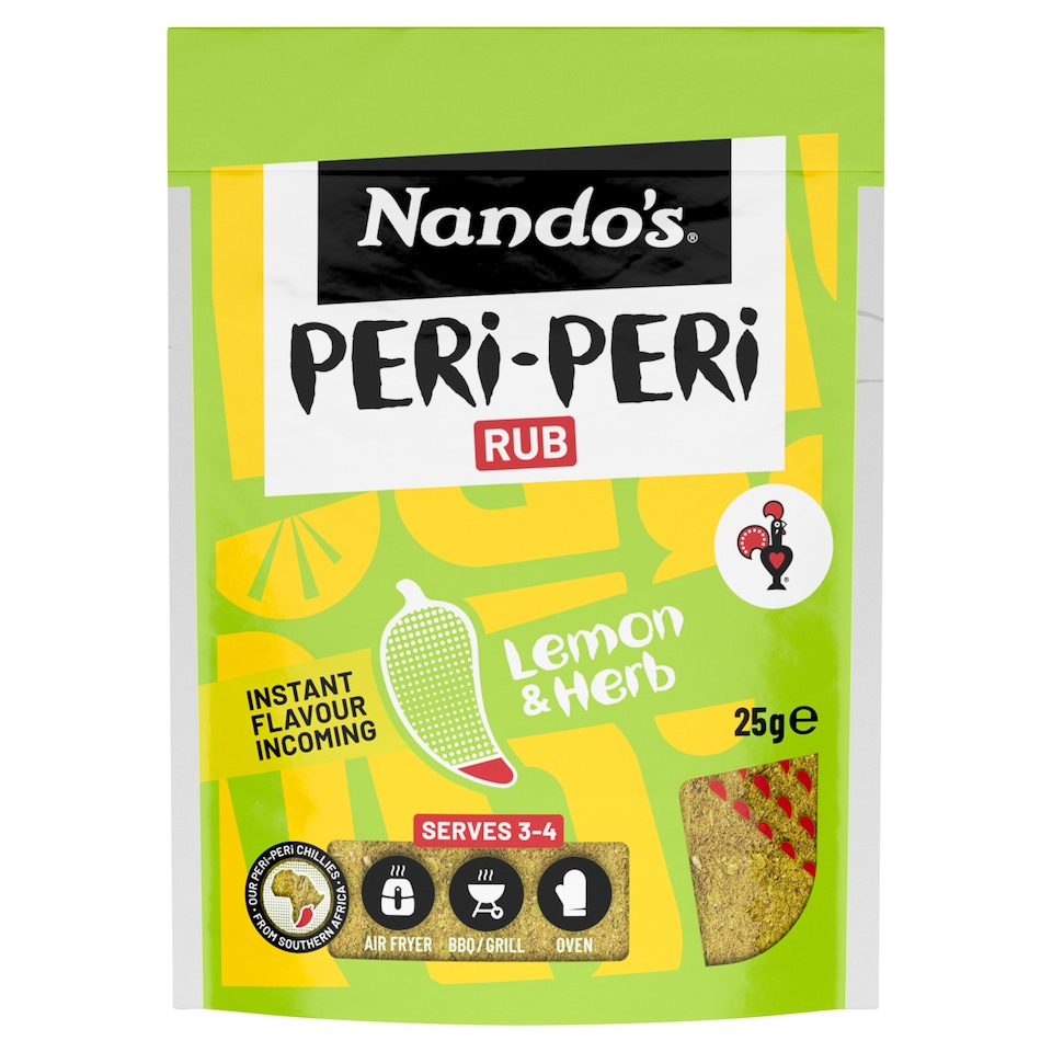 Nando's Peri Peri Rub Lemon & Herb 25G
