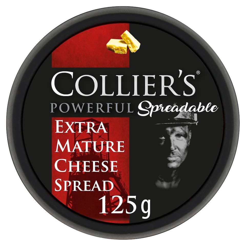 Colliers Powerful Extra Mature Cheese Spread 125g