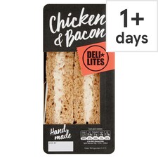 Deli Lites Chicken & Sweetcure Bacon Deepfill Sandwich 194g