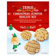 Tesco Christmas Jumper Biscuit Kit 194G