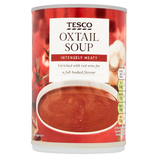 Tesco Oxtail Soup 400G Tesco Groceries