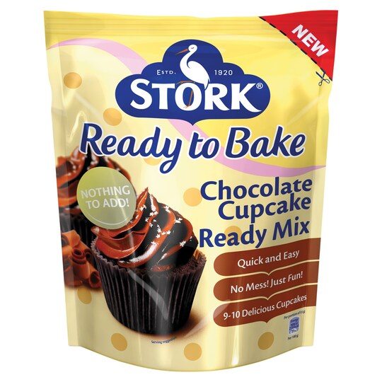 Stork Ready To Bake Chocolate Cupcake Ready Mix 500G Tesco Groceries