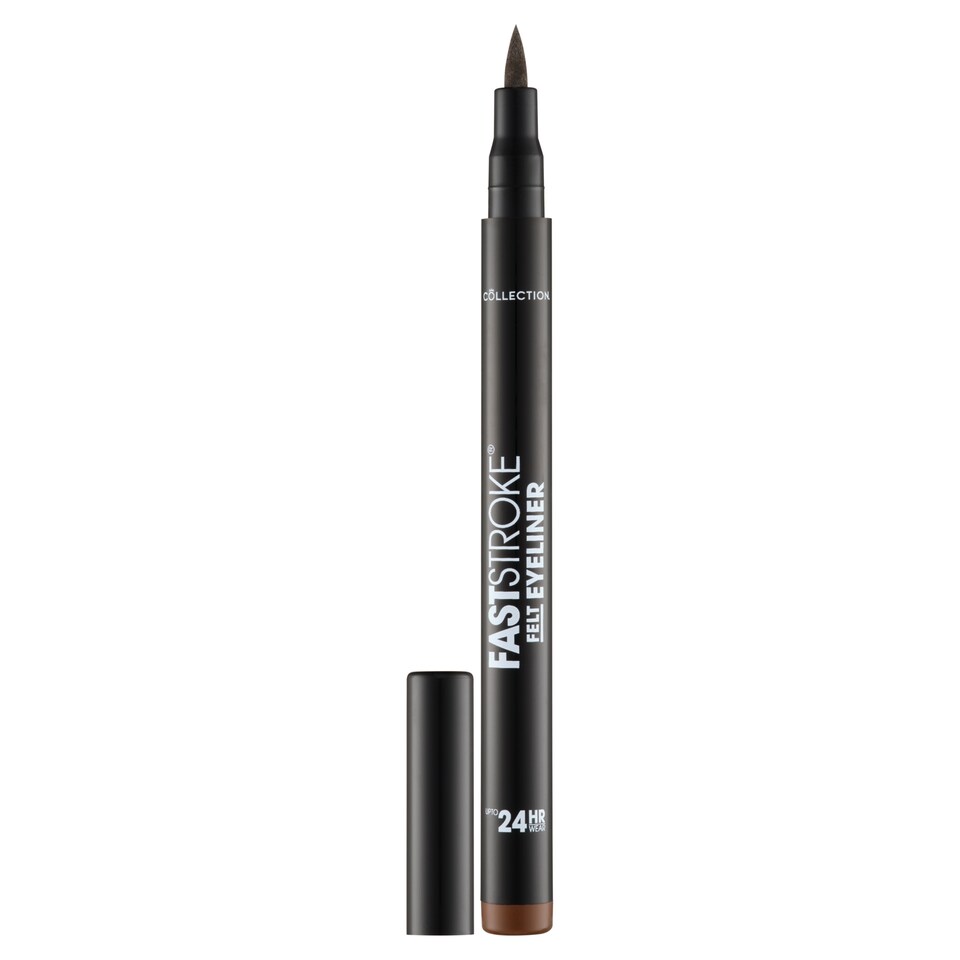image 1 of Collection Fast Stroke Felt Eyeliner 2 Brown