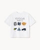 image 3 of F&F Boys Pure Cotton Adventure T-Shirt in White