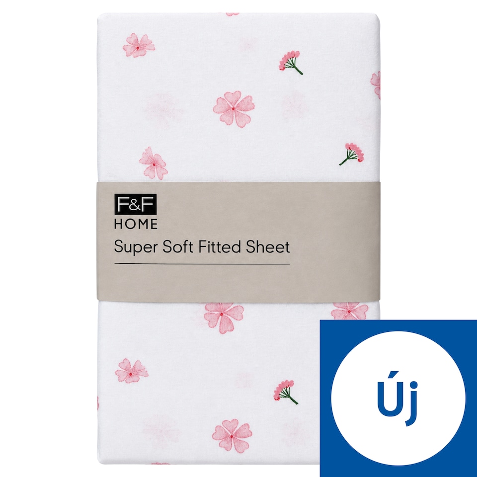 F&F Home Flower gumis lepedő 220 cm x 200 cm