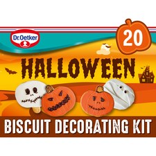 Dr. Oetker Halloween Pumpkin & Skull Biscuit Decorating Kit 484g 