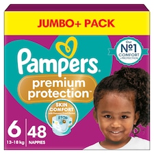 Pampers Premium Protection Size 6 48 Nappies