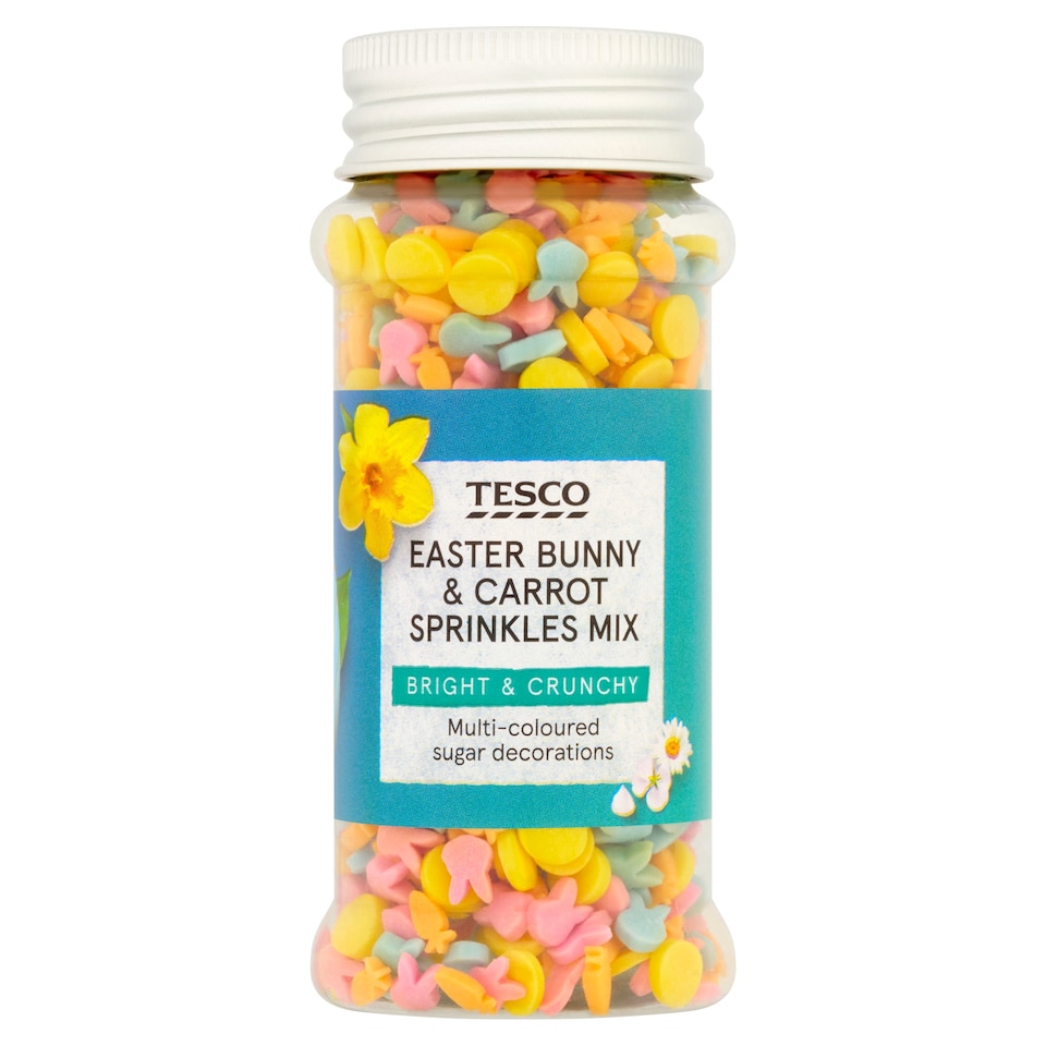 Tesco Easter Bunny & Carrot Sprinkles Mix 60g