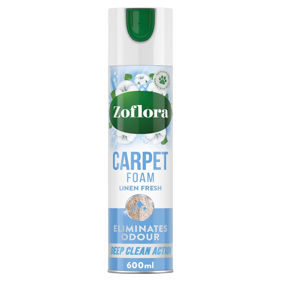 image 1 of Zoflora Carpet Foam Linen fresh 600ml