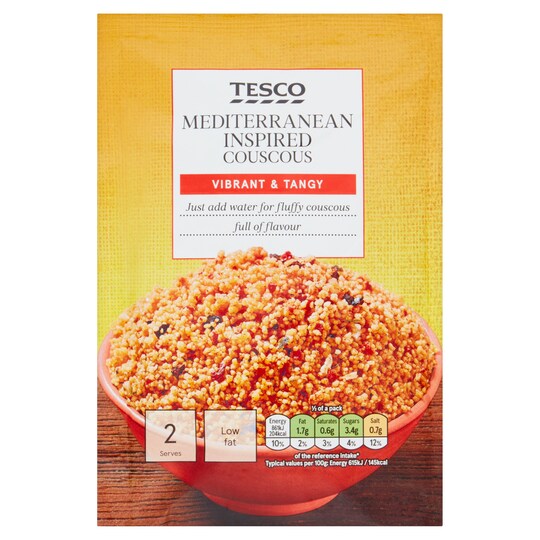 Tesco Mediterranean Couscous 110G Tesco Groceries