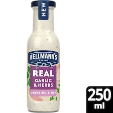 Hellmann's Real Garlic And Herb Dressing 250Ml