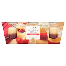 Tesco Strawberry Trifles 3 x 135g (405g)