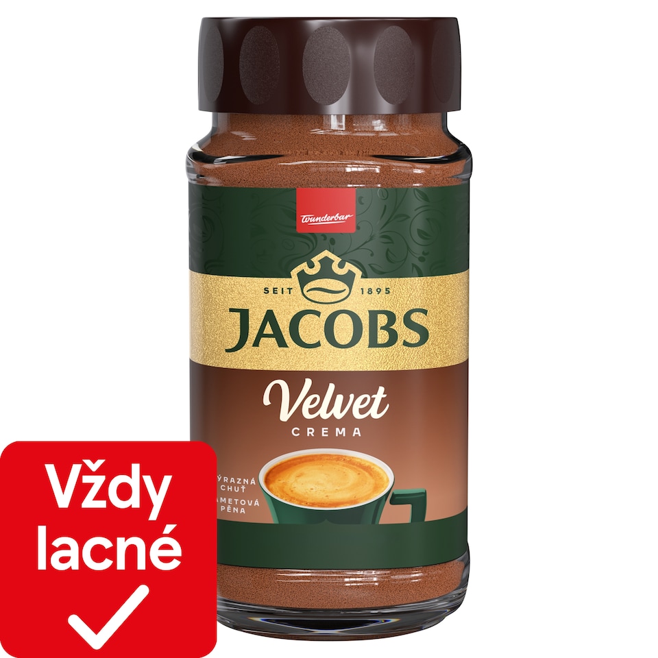 Jacobs Velvet Crema rozpustná káva 200 g