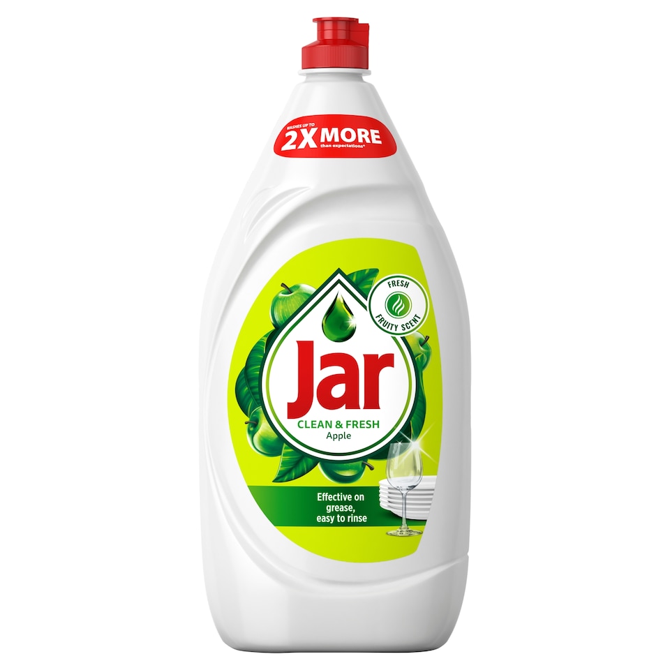 Jar Clean & Fresh Apple Tekutý Prostředek Na Mytí Nádobí Pro Zářivou Čistotu 1350ml