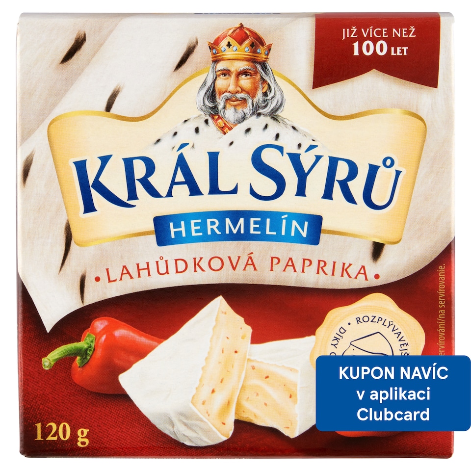 image 1 of Král Sýrů Hermelin Deli Peppers 120g