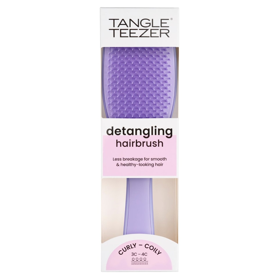 Tangle Teezer Detangling Hairbrush - Curly to Coily Purple Passion