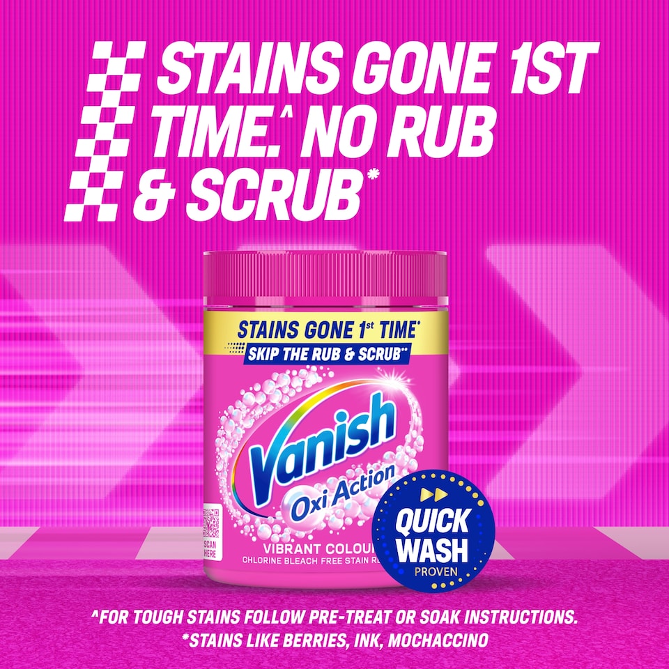 image 1 of Vanish Gold Oxi Action Stain Remover For Colours 850g