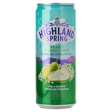 Highland Spring Water Pear & Elderflower Sparkling 330Ml