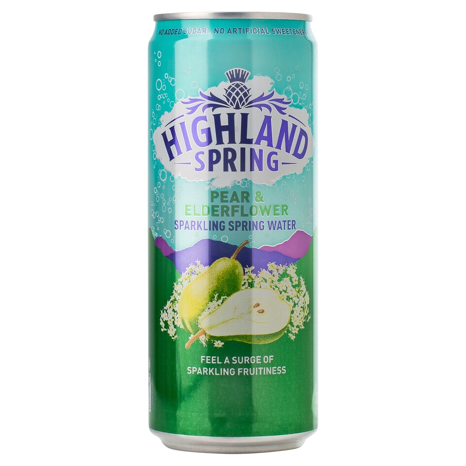 image 1 of Highland Spring Water Pear & Elderflower Sparkling 330Ml