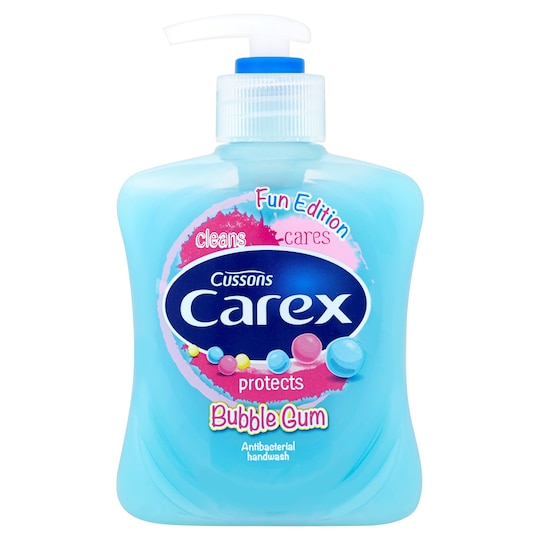 Carex Fun Bubble Gum Hand Wash 250Ml Tesco Groceries