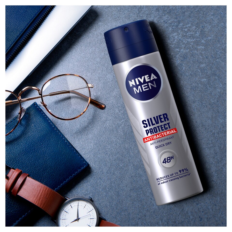 image 1 of Nivea Antiperspirant Deodorant Silver Protect 250Ml