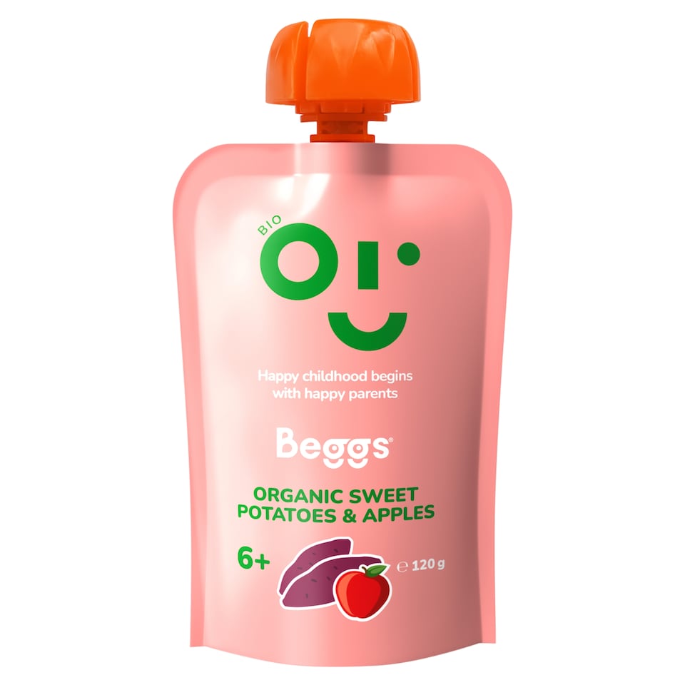 Beggs Bio batáty a jablka 120g