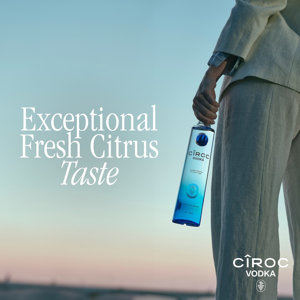 image 1 of Ciroc Ultra Premium Vodka Bottle 40% Vol 70Cl