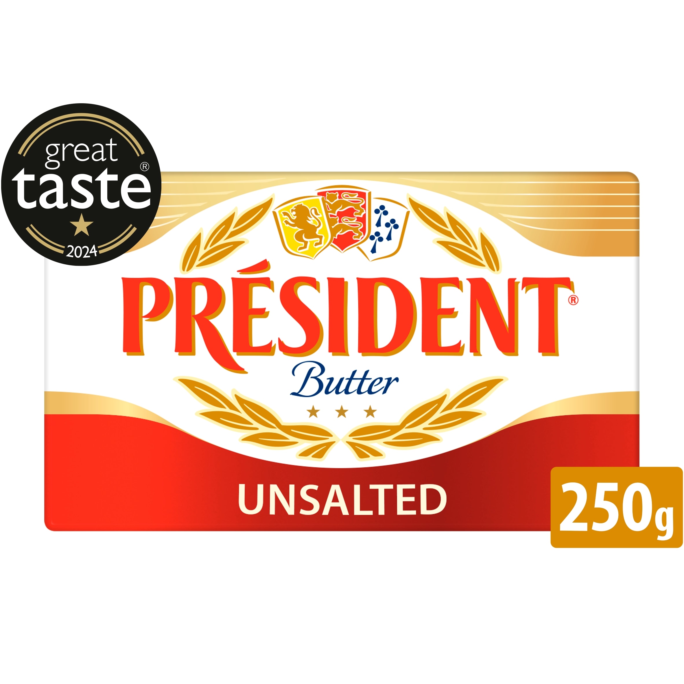 Président French Unsalted Block Butter 250g