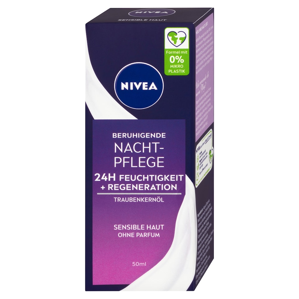 Obrázek 1 pro produkt Nivea Zklidňující noční krém pro citlivou pleť 50ml
