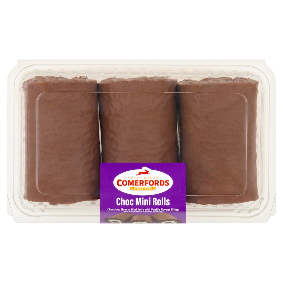 Comerfords Choc Mini Rolls 265g