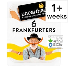 Unearthed Bavarian 6 Frankfurters 300g