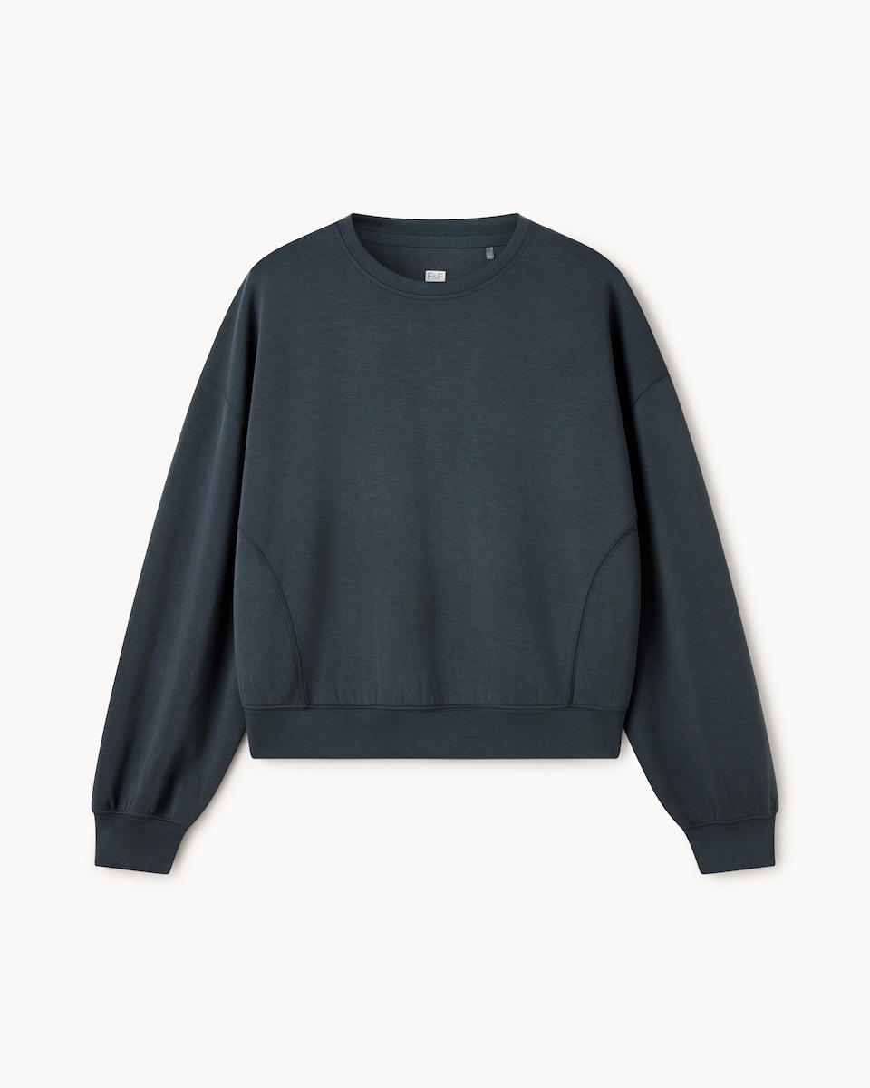 image 1 of F&F Active Crew Neck Sweatshirt in Grey
