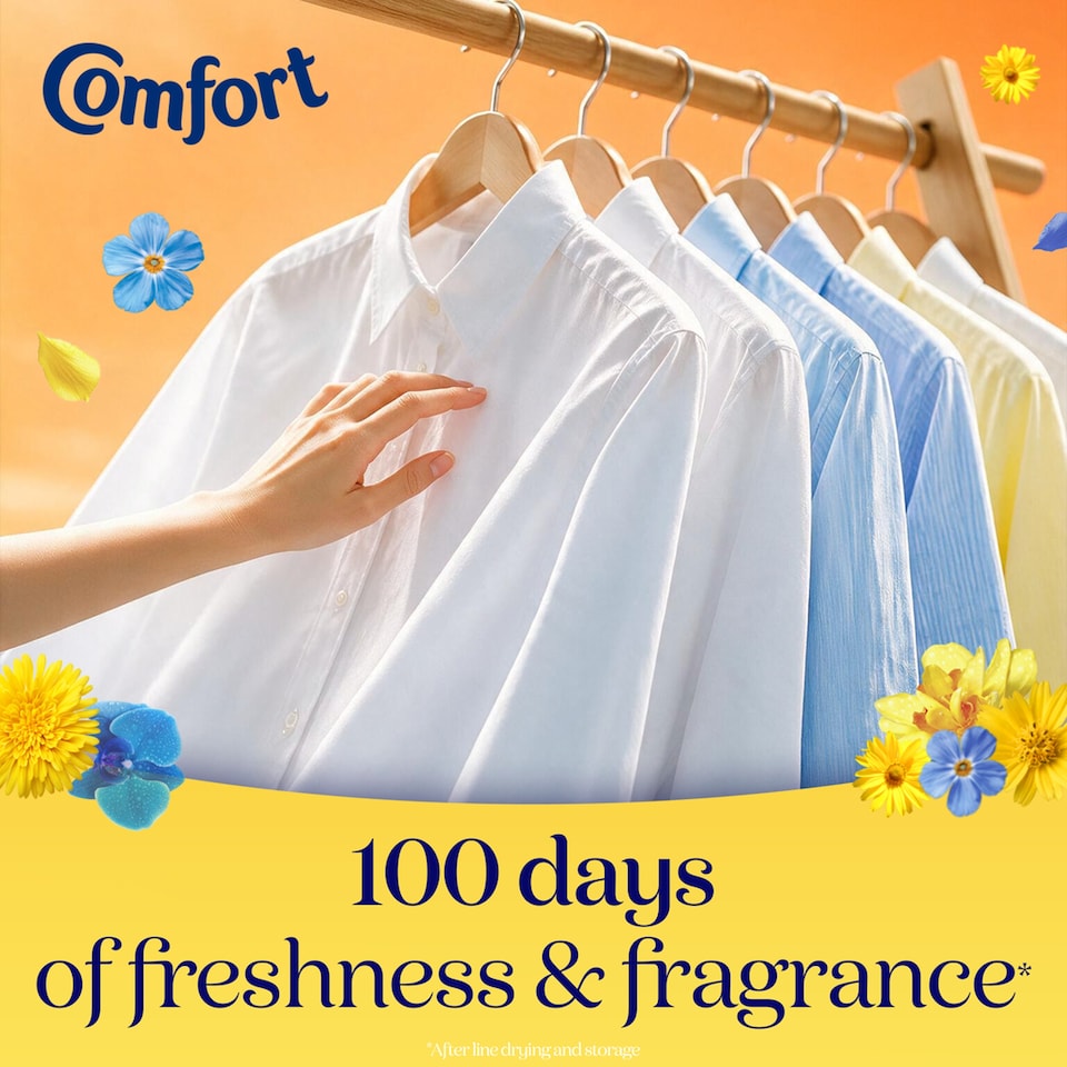 image 1 of Comfort Sunshiny Fabric Conditioner 48 Washes 1440Ml