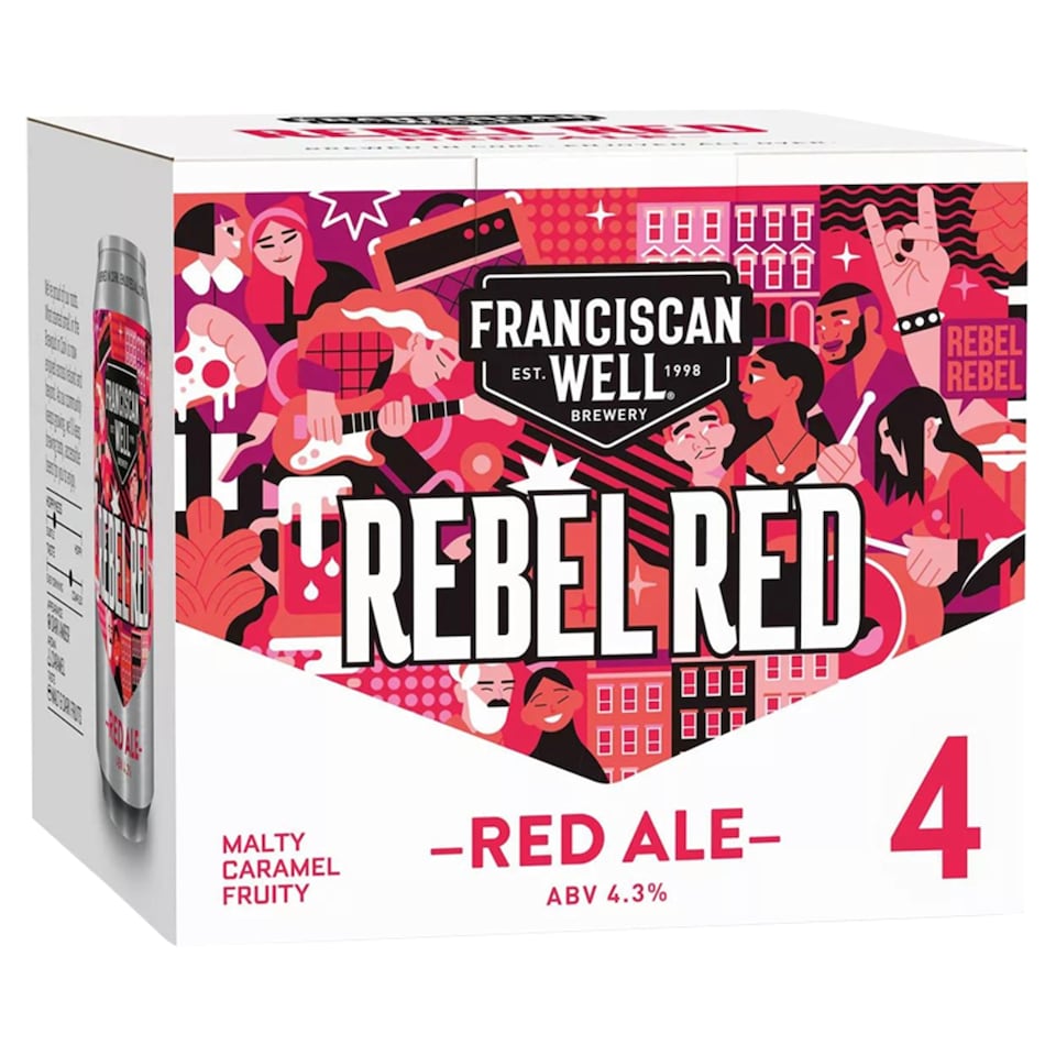 Franciscan Well Rebel Red 4X330ml Can